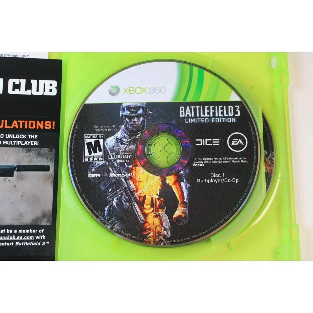 3 game lot/bundle: Battlefield 2, 3, 4 (Microsoft Xbox 360) Authentic, Tested